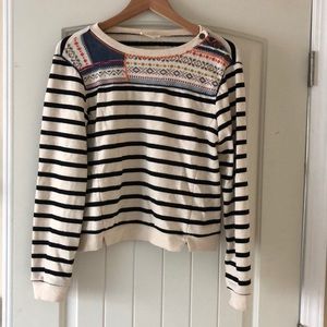 Striped Maeve Sweatshirt
